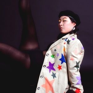 Ziggy Star Leather Trench 🌟